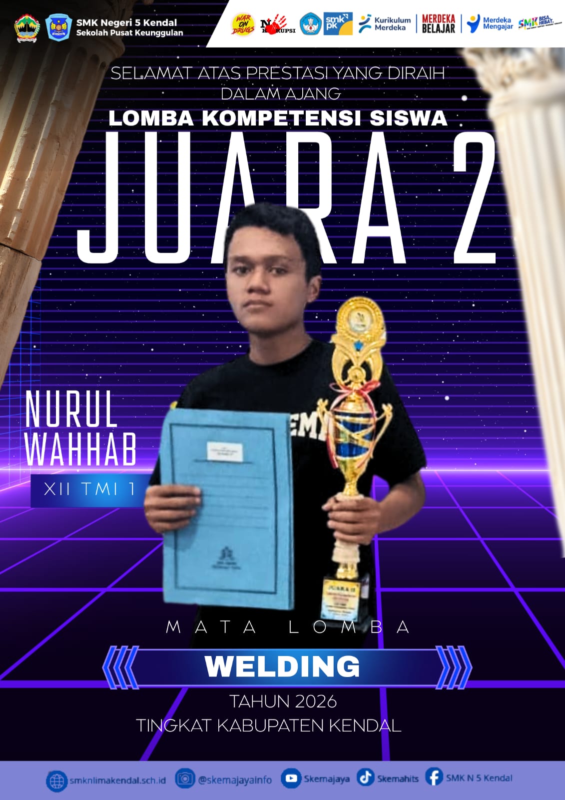 JUARA 3 LKS-AUTO MOBIL REPAIR DAN CAR PAINTING TK. KABUPATEN KENDAL